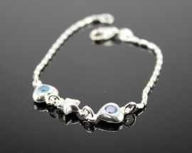 Bracciale Argento Acquamarina 5010