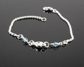 Bracciale Argento Acquamarina 5034