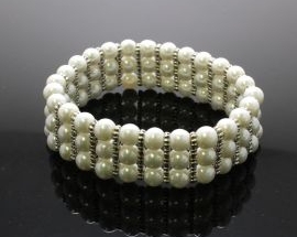 Bracciale Perla Elastico12
