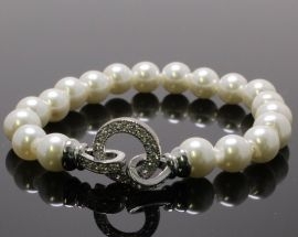 Bracciale Perle Strass 01