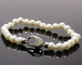 Bracciale Perle Strass