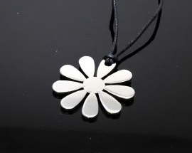 Ciondolo Acciaio Fiore
