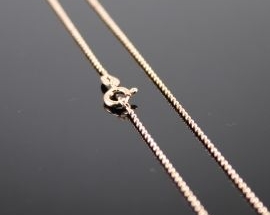 Collana Catena Argento Palline Diamantate Oro Rosa