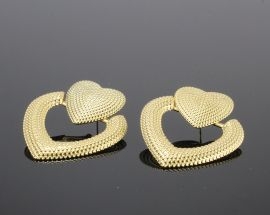 Orecchini Acciaio Cuore ORO