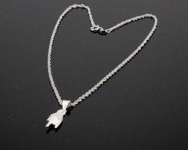 Collana Argento Corna 