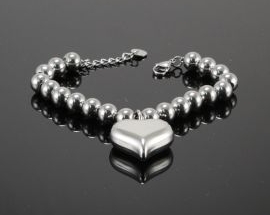 New   Acciaio Bracciale 