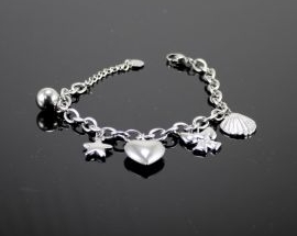 New   Acciaio Bracciale 