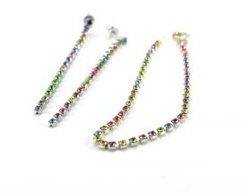 Parure Argento Arcobaleno